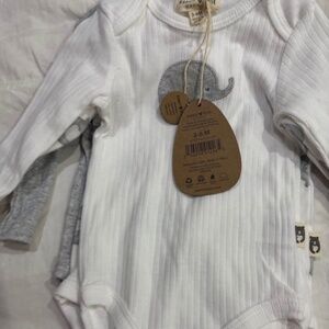 New baby long sleeve organic cotton 3-6months